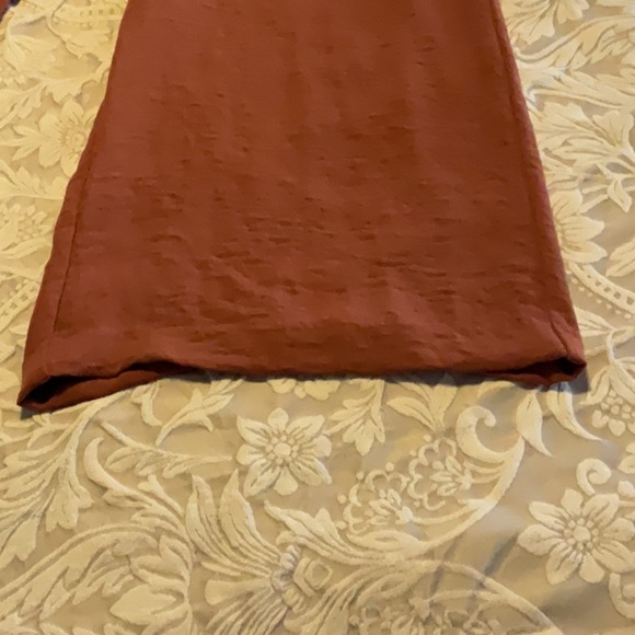 Dex rust Buttoned Tie Front Jumpsuit Casual - Picture 3 of 5